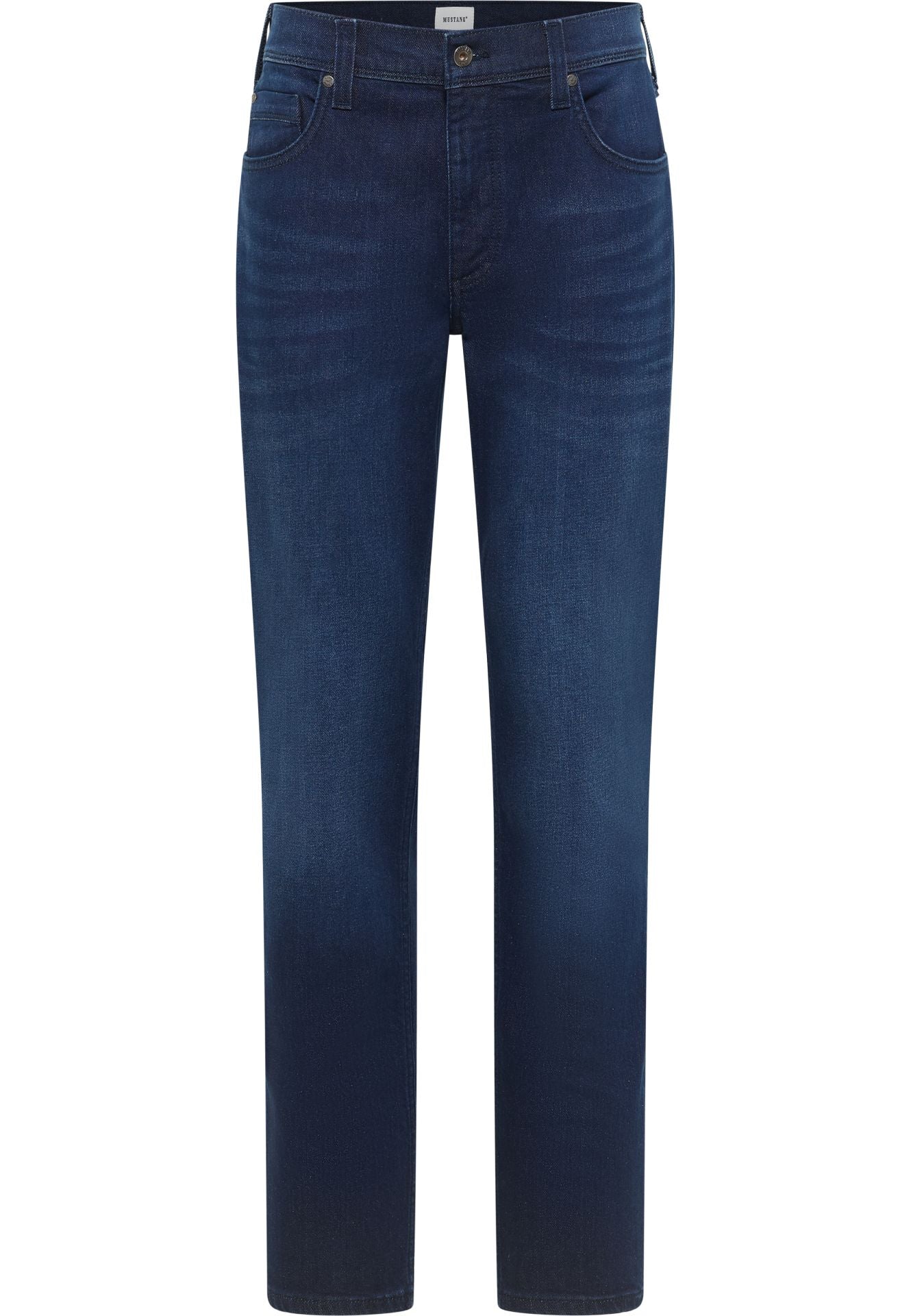 Męskie Spodnie jeansowe Mustang Style Washington Straight Denim Blue 1017233 5000 883