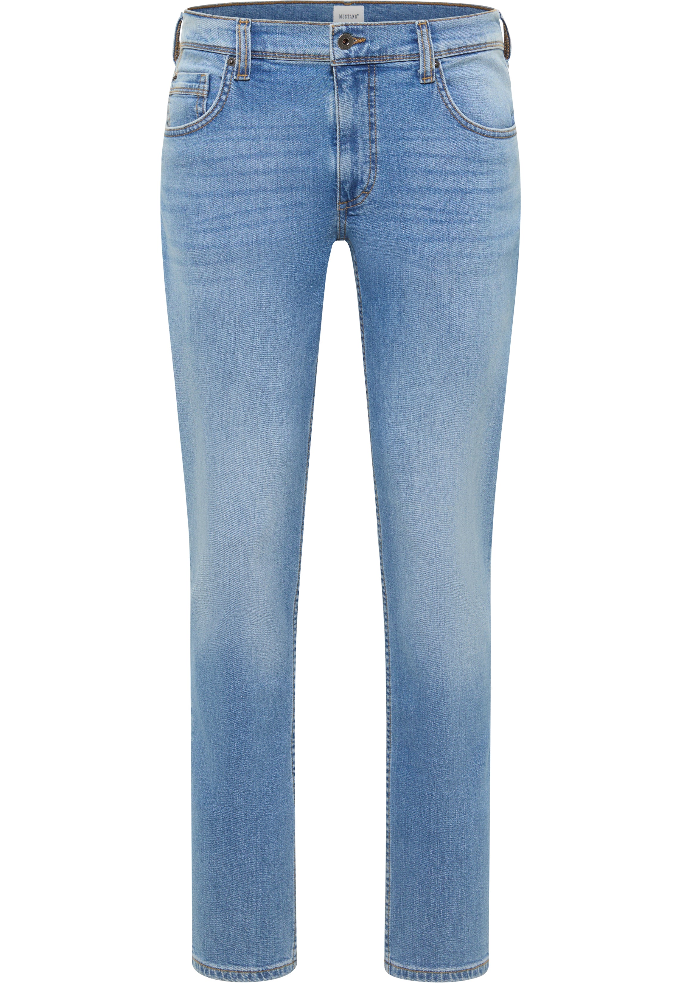 Męskie Spodnie Jeansowe Mustang Style Washington Straight Denim Blue 1017439 5000 403