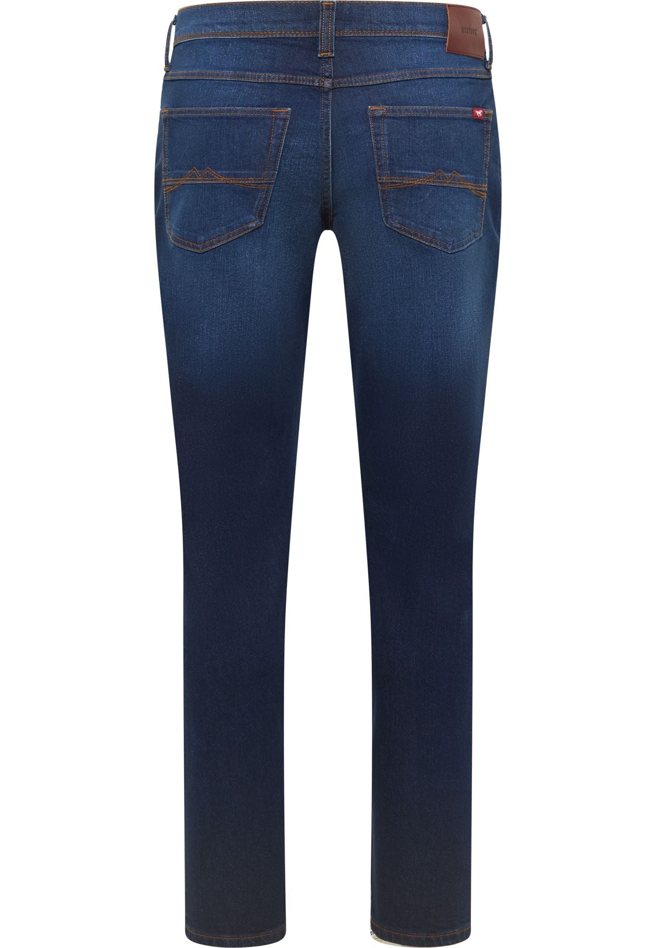 Męskie Spodnie Jeansowe Mustang Style Washington Straight Denim Blue 1017439 5000 802