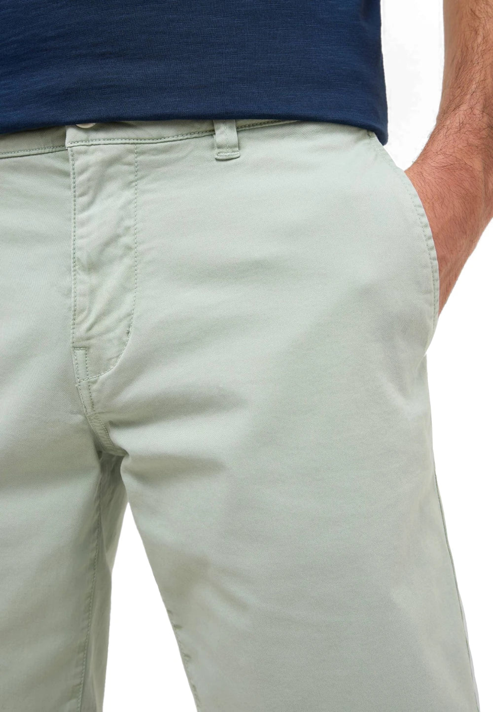 Męskie Szorty Mustang Style Amsterdam Shorts Frosty Green 1016450 6180