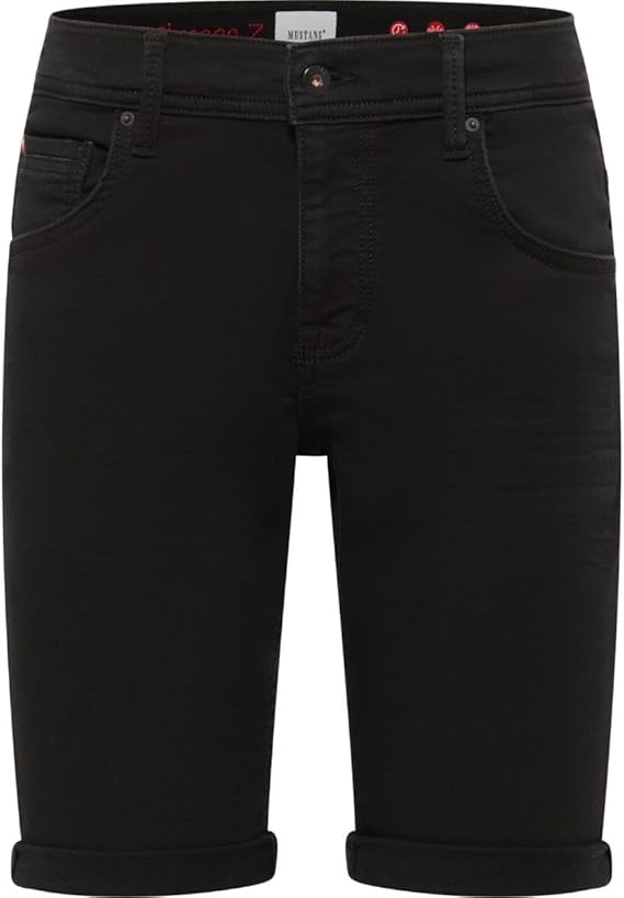 Męskie Szorty Mustang Style Chicago Shorts Z Denim Black 1017454 4000 902