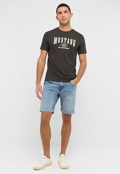 Męskie Szorty Jeansowe Mustang Style Chicago Shorts Z Denim Blue 1016976 5000 202