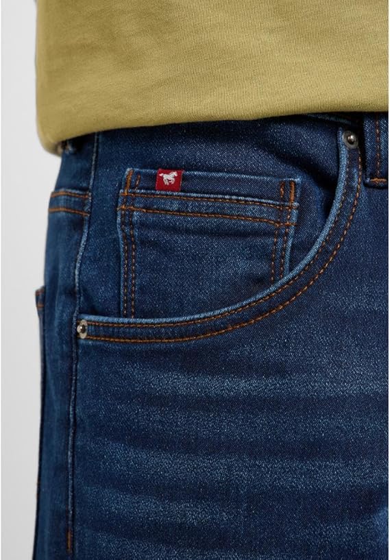 Męskie Szorty Mustang Style Chicago Shorts Z Denim Blue 1017455 5000 802