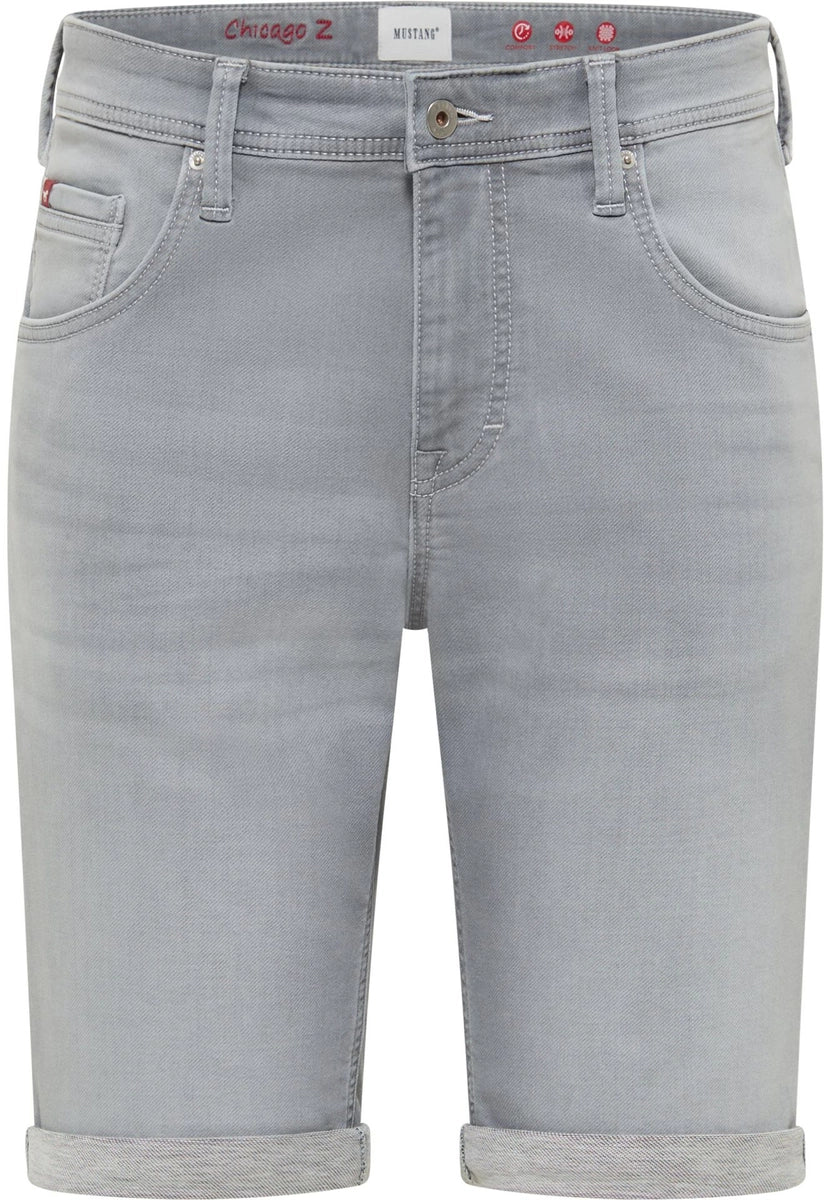 Męskie Szorty Mustang Style Chicago Shorts Z Denim Grey 1017456 4500 403