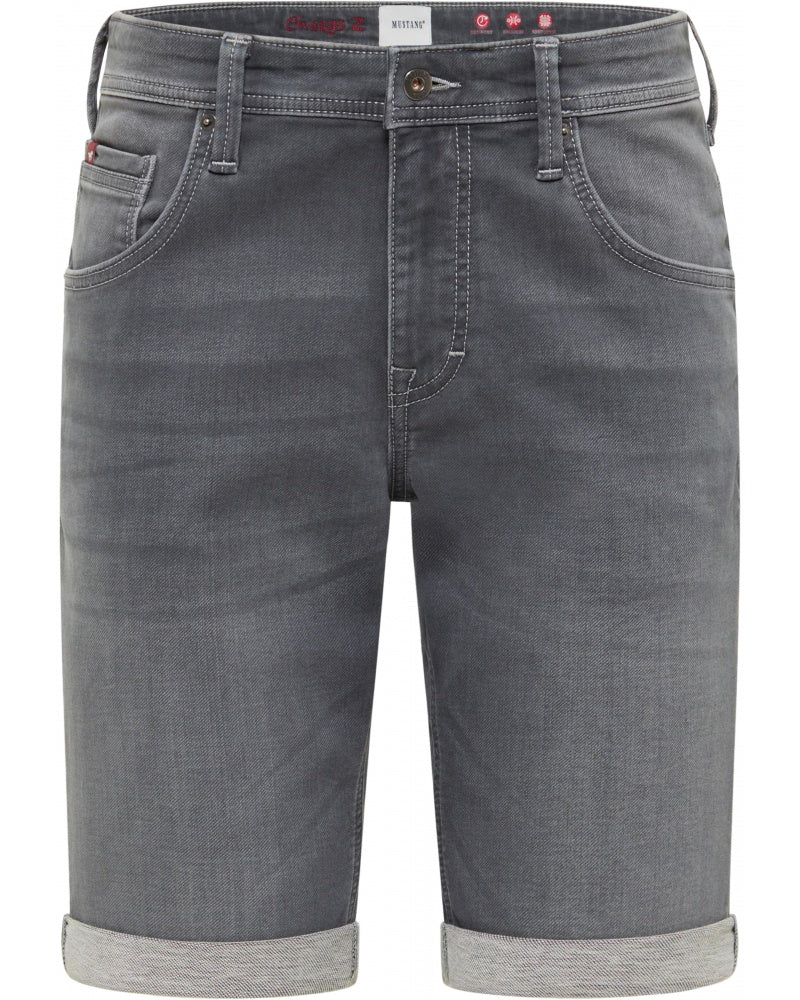 Męskie Szorty Mustang Style Chicago Shorts Z Denim Grey 1017456 4500 803