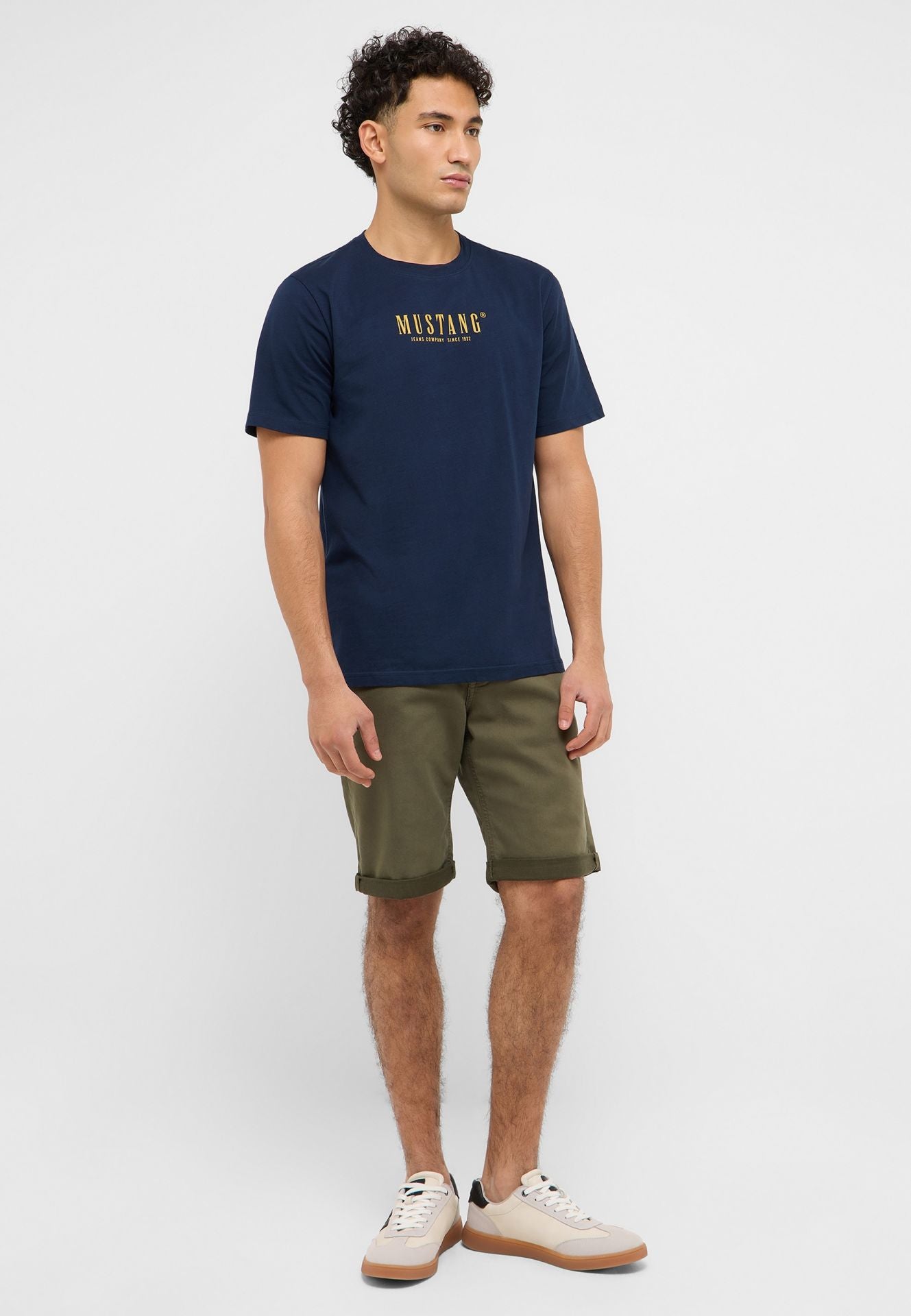 Męskie Szorty Mustang Style Chicago Shorts Z Ivy Green 1017457 6421