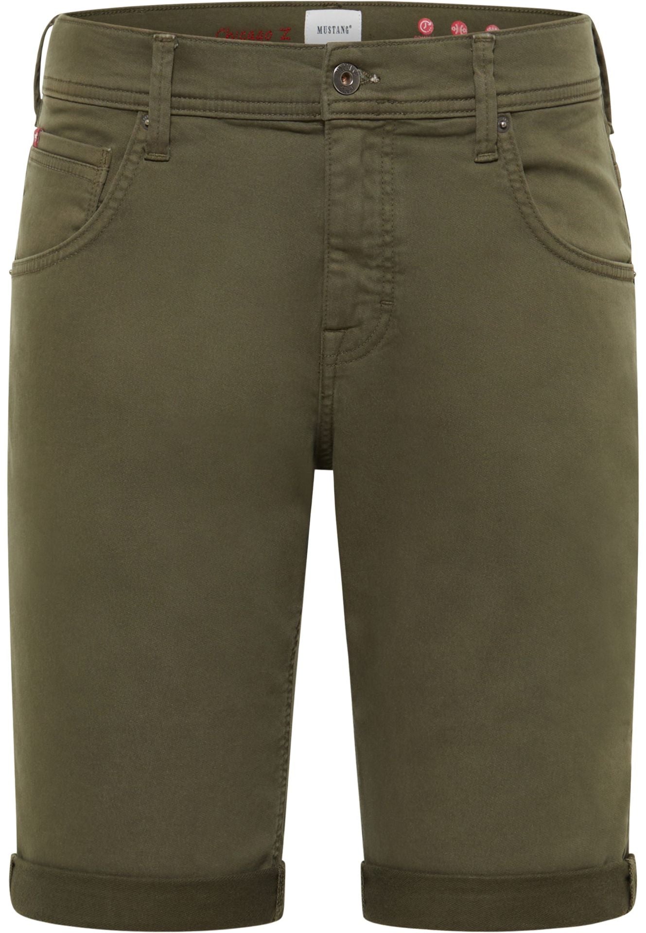 Męskie Szorty Mustang Style Chicago Shorts Z Ivy Green 1017457 6421