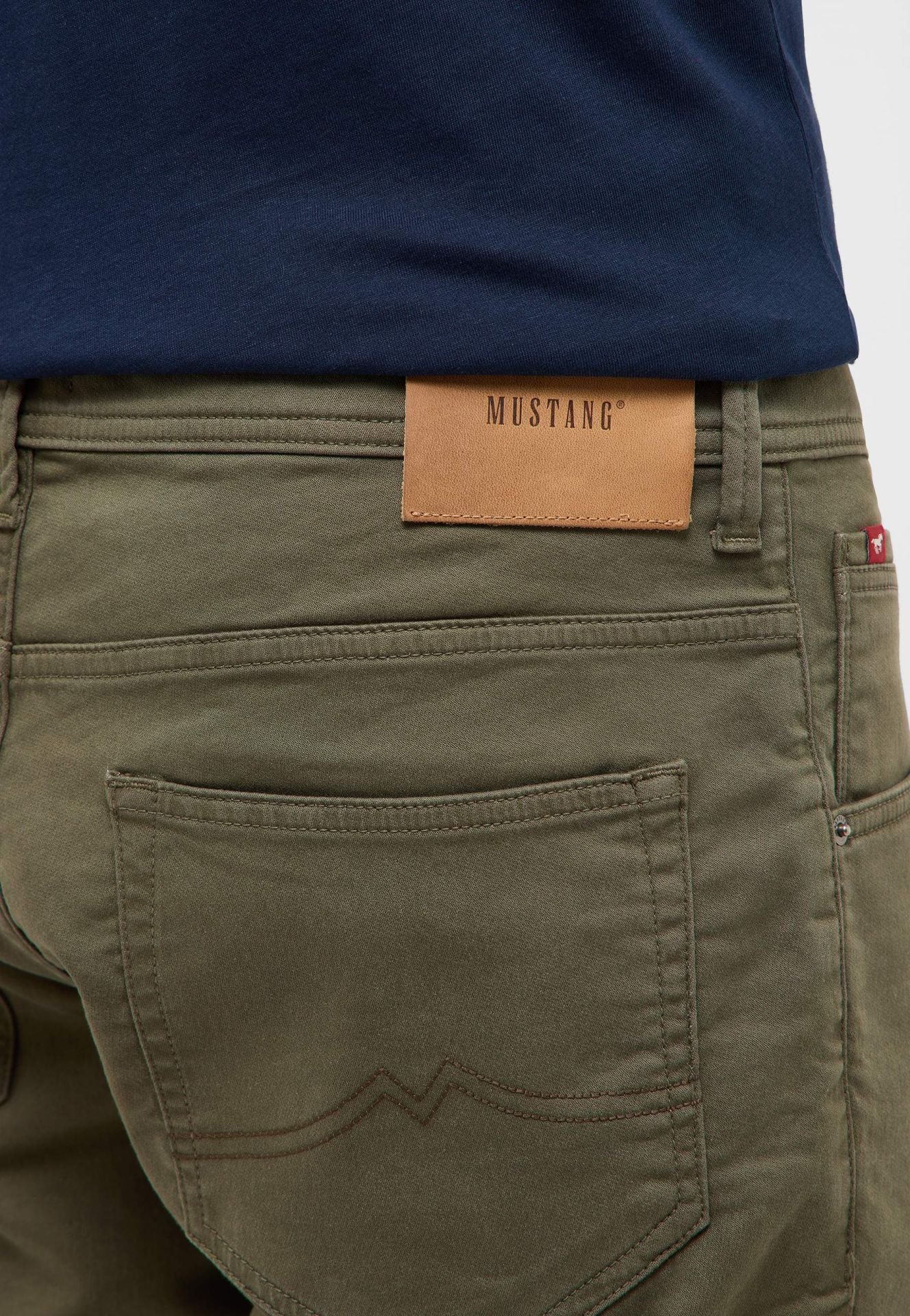 Męskie Szorty Mustang Style Chicago Shorts Z Ivy Green 1017457 6421