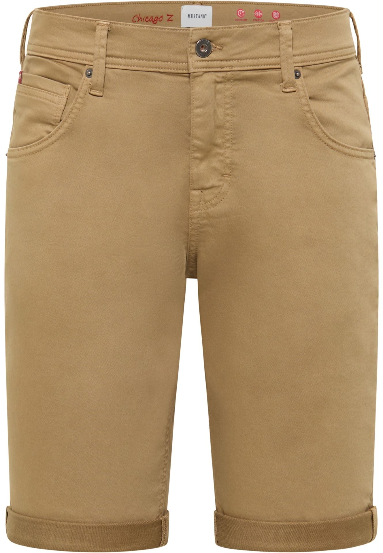 Męskie Szorty Mustang Style Chicago Shorts Z Petrified Oak 1017457 3378