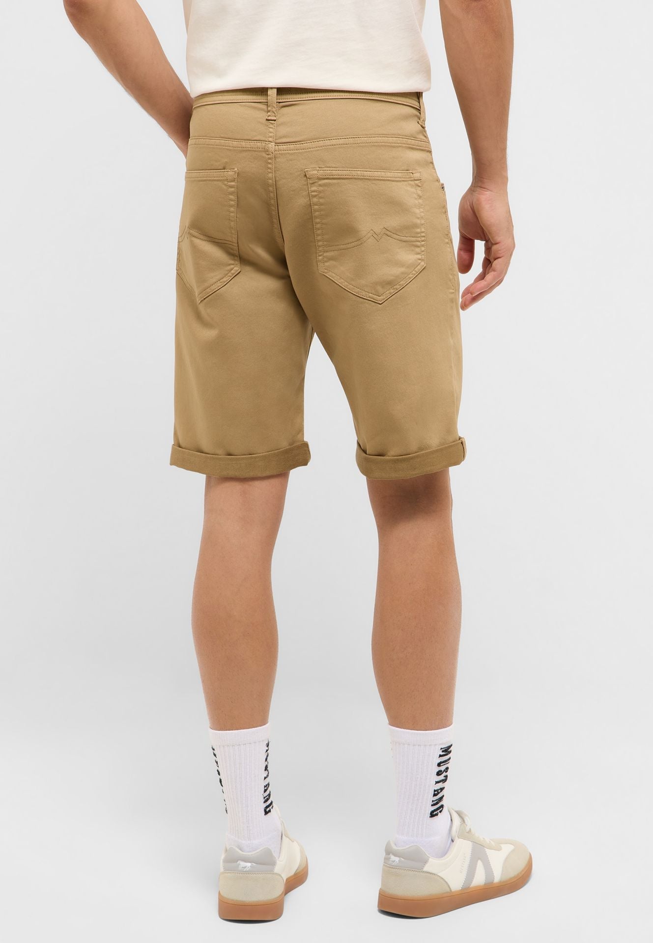 Męskie Szorty Mustang Style Chicago Shorts Z Petrified Oak 1017457 3378