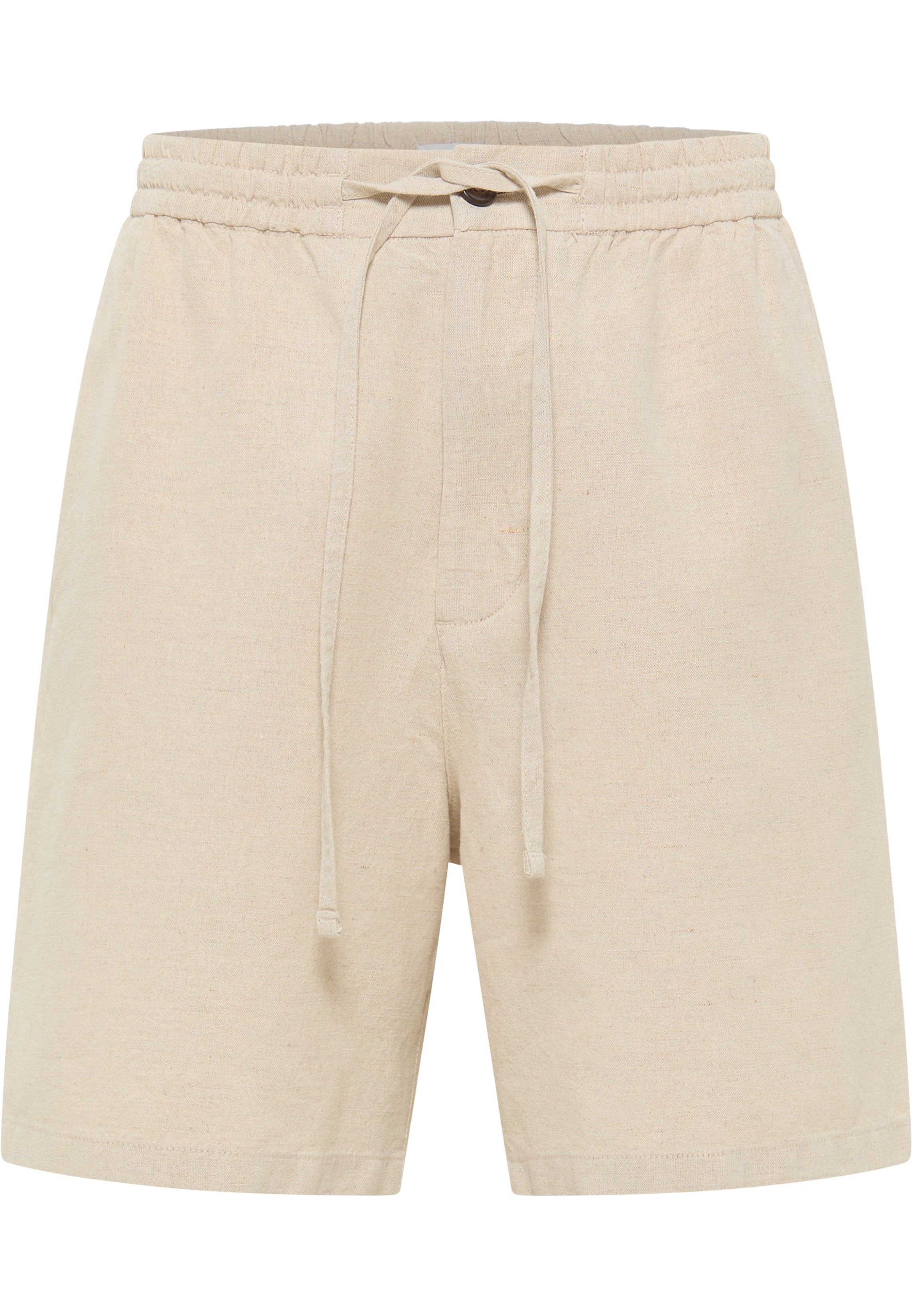 Męskie Szorty Materiałowe Mustang Style Linen Jogger Shorts Whisper White 1015146 2013