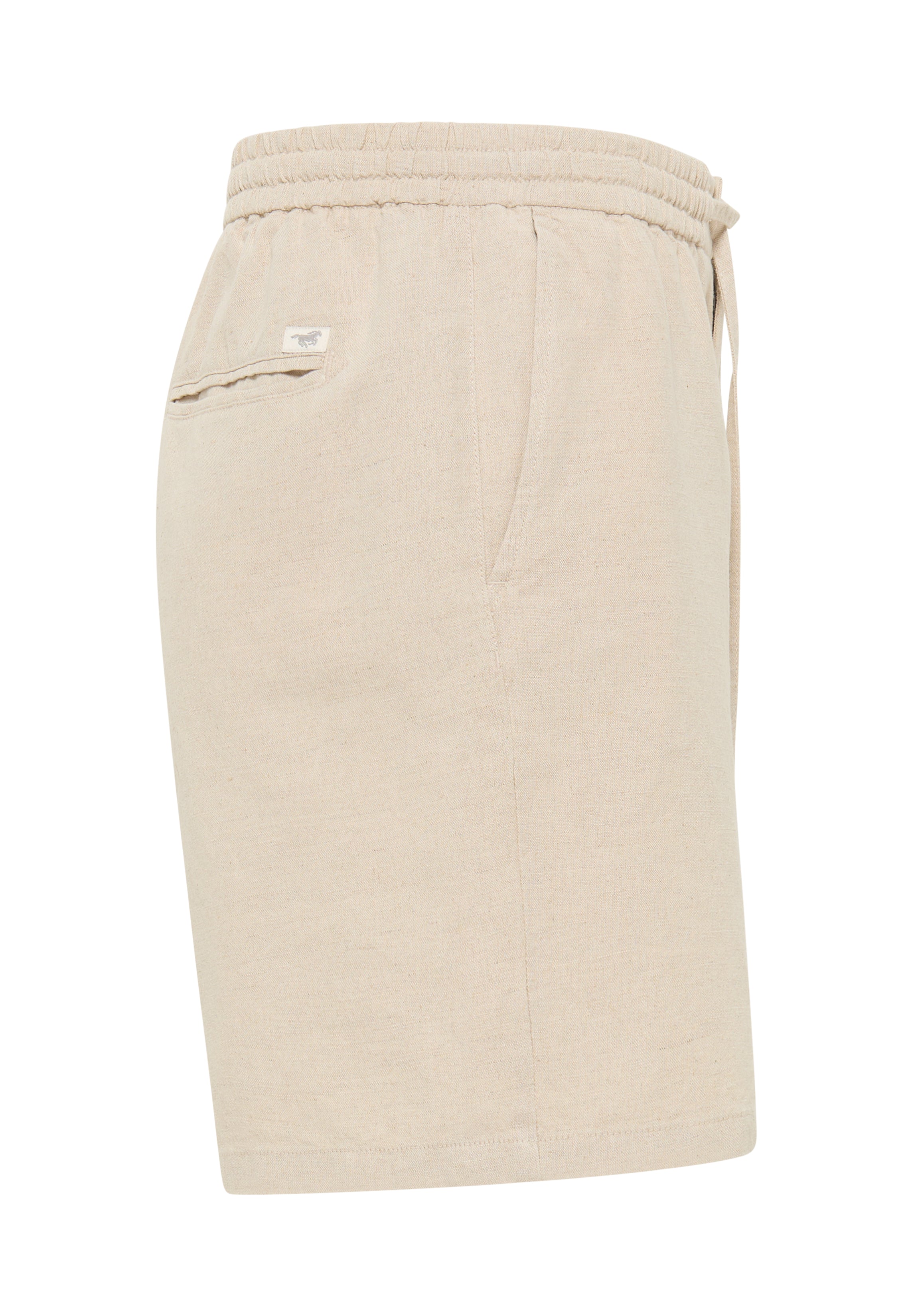 Męskie Szorty Materiałowe Mustang Style Linen Jogger Shorts Whisper White 1015146 2013