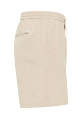 Męskie Szorty Materiałowe Mustang Style Linen Jogger Shorts Whisper White 1015146 2013