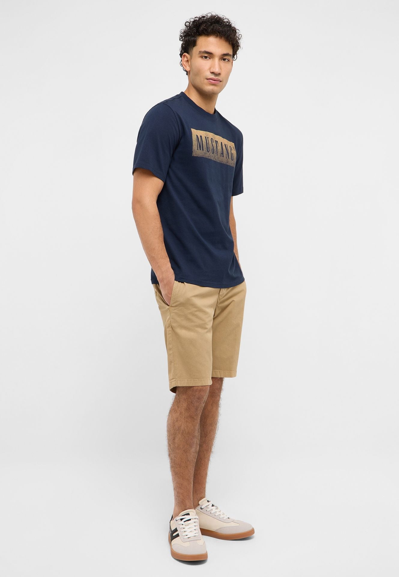Męskie Szorty Mustang Style Portland Shorts Petrified Oak 1017458 3378