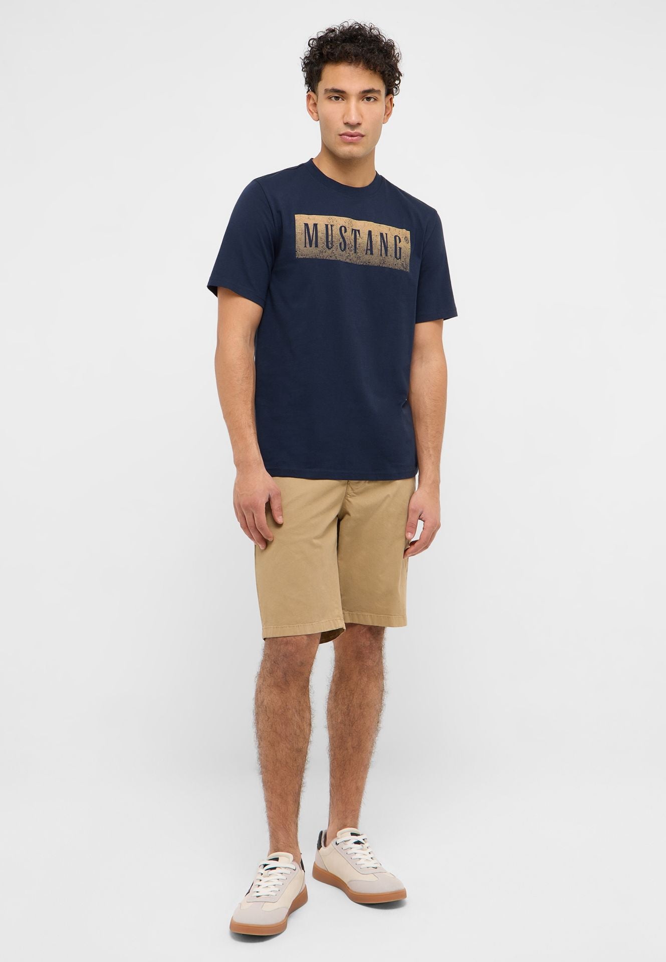 Męskie Szorty Mustang Style Portland Shorts Petrified Oak 1017458 3378