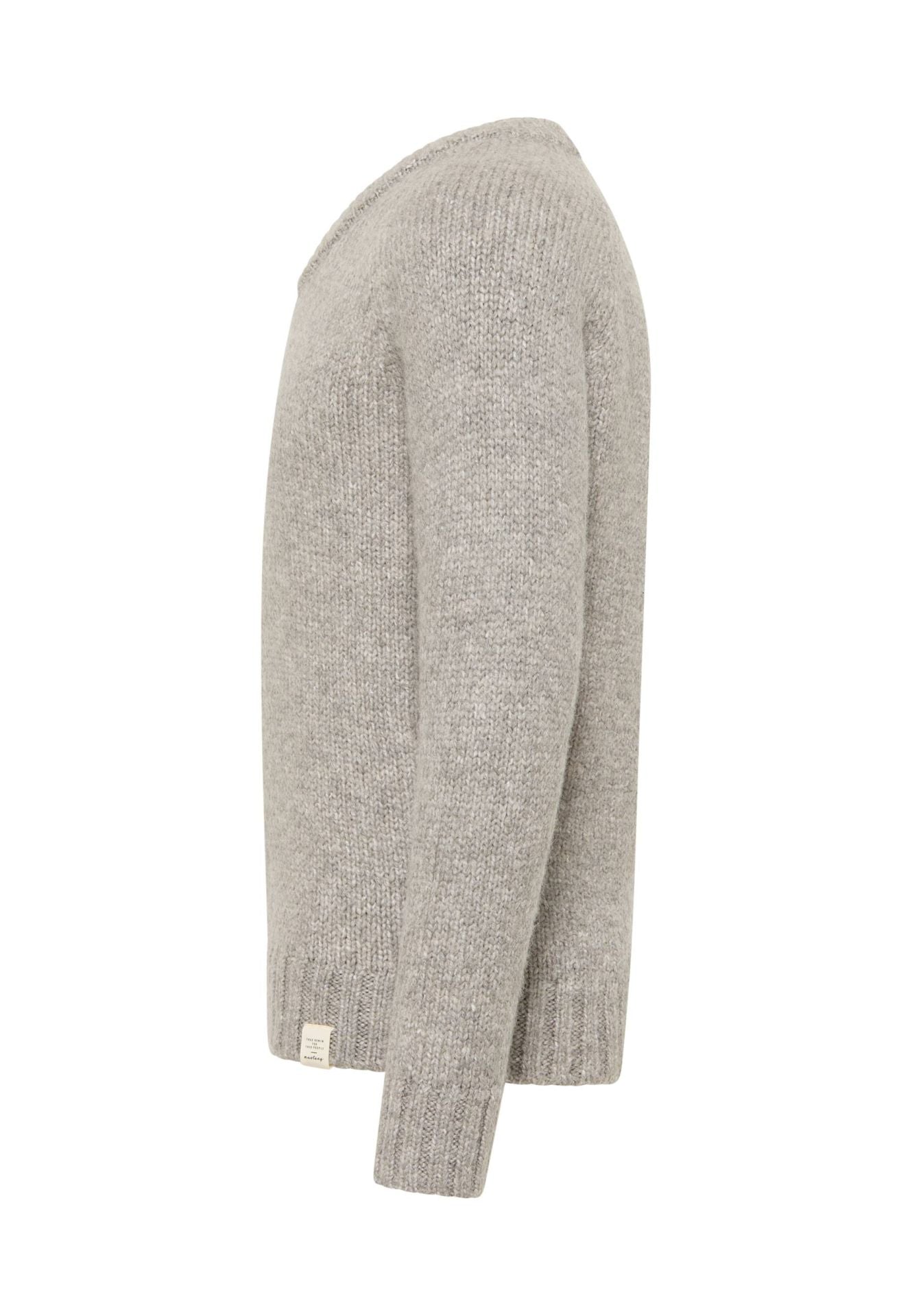 Męskie sweter MUSTANG Edmonds Mid Grey Mélange 1015481 4140