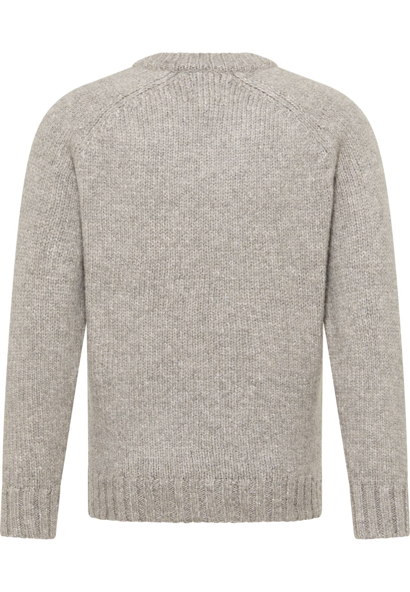 Męskie sweter MUSTANG Edmonds Mid Grey Mélange 1015481 4140