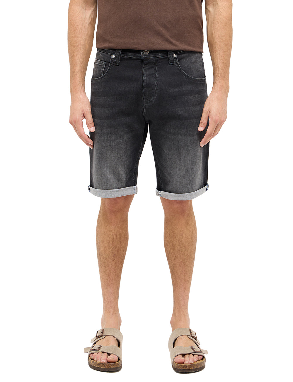 Męskie Szorty Mustang Style Chicago Shorts Z Denim Grey 1016348 4500 502