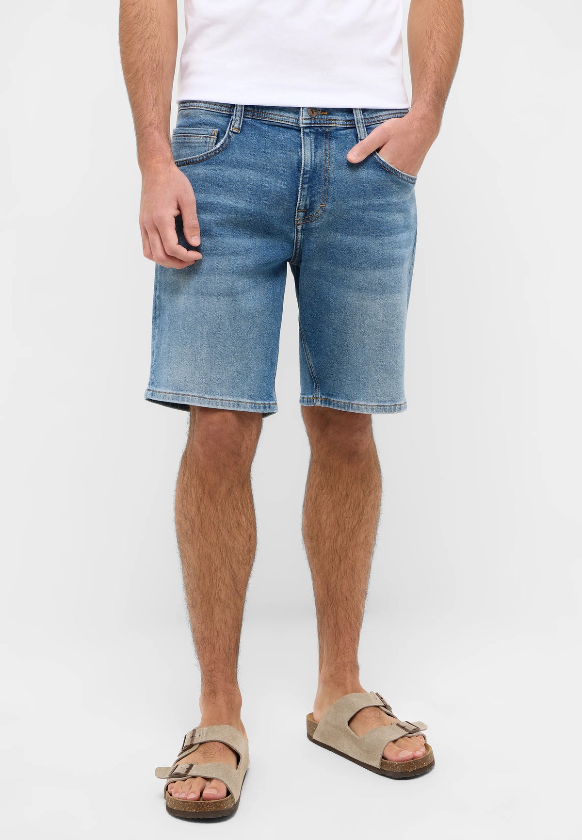 Męskie szorty Mustang Style Denver Shorts Denim Blue 1016454 5000 584