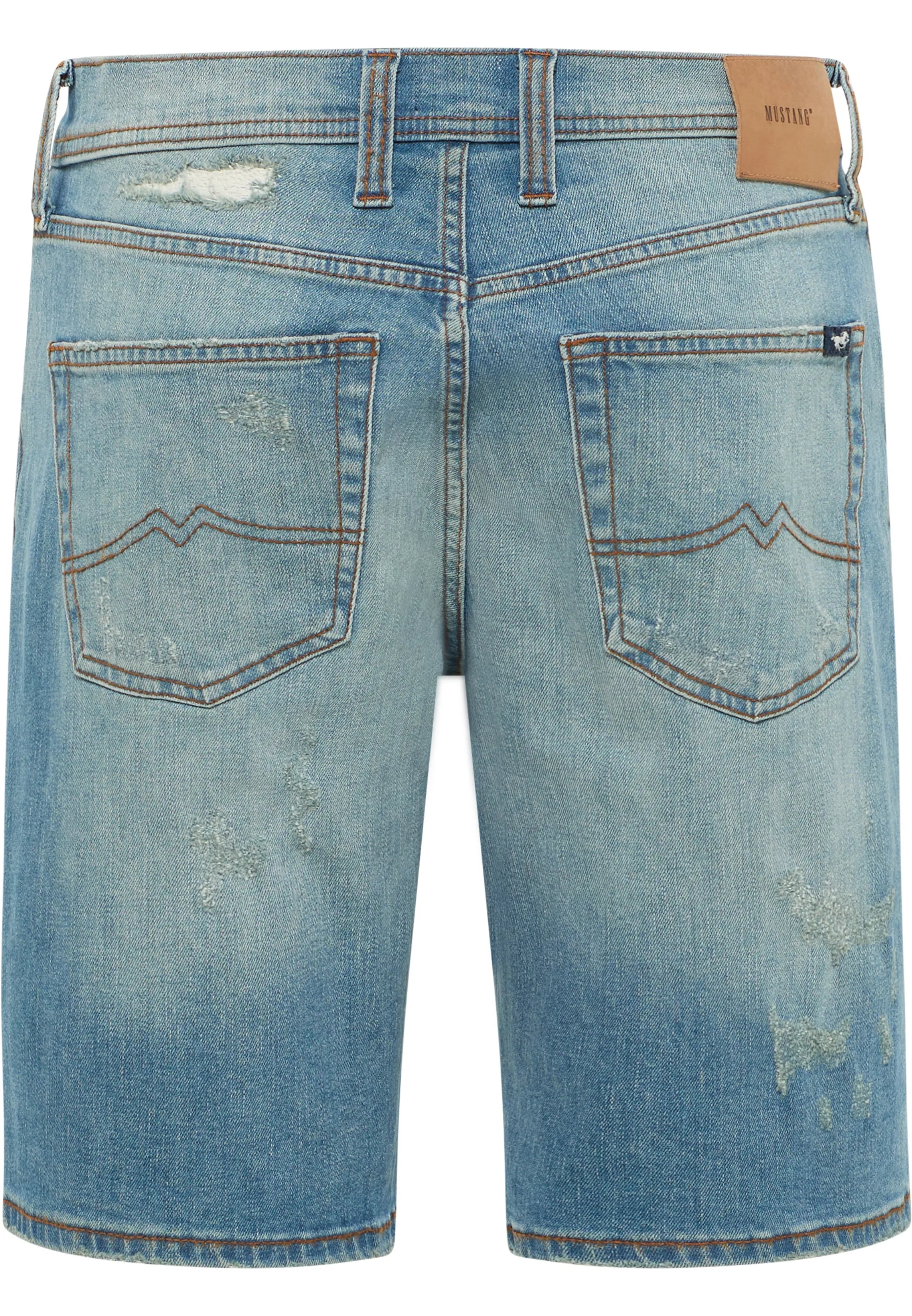 Męskie Szorty Mustang Style Denver Shorts Denim Blue 1016590 5000 313