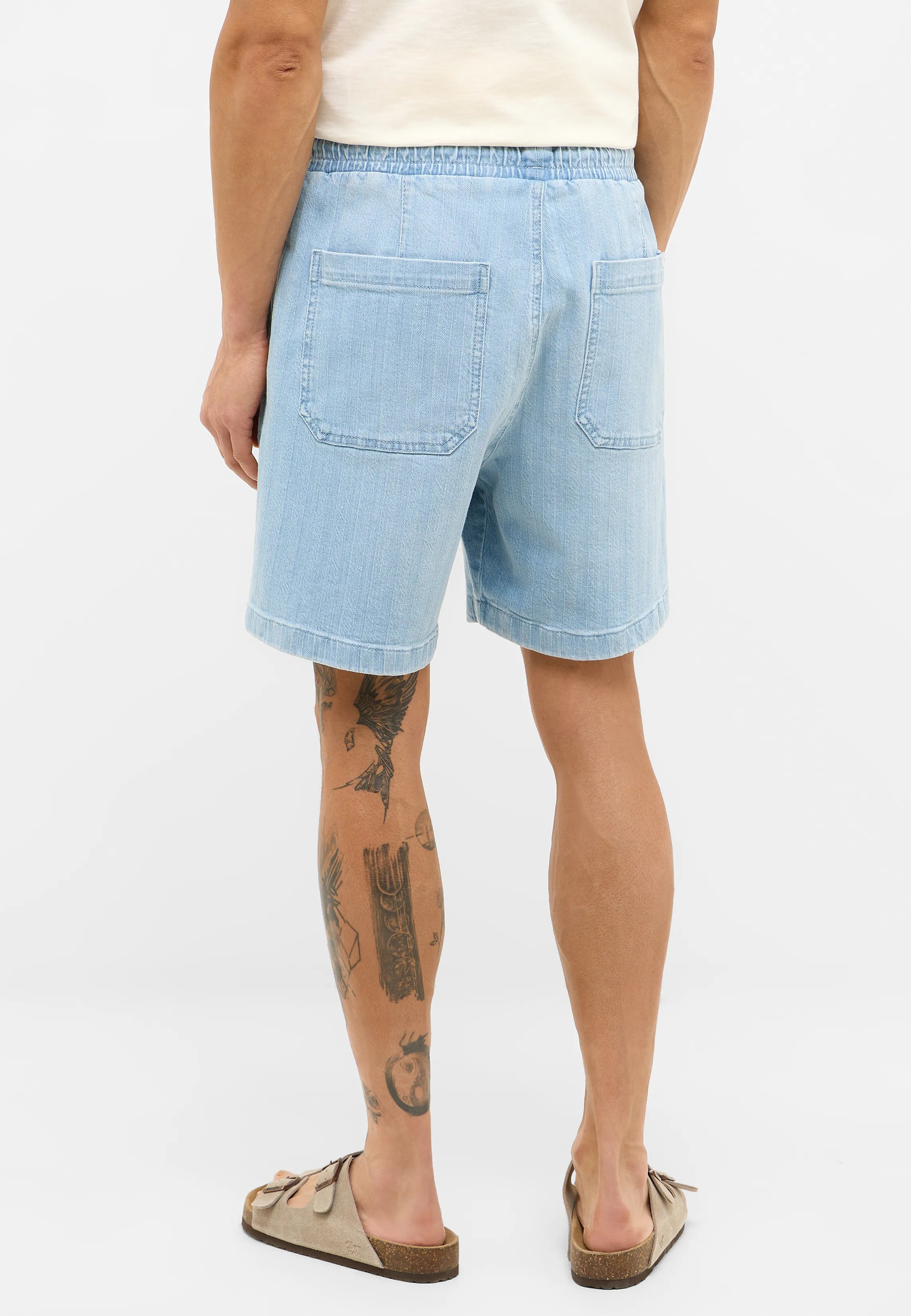 Męskie Szorty Mustang Style Prague Shorts Denim Blue 1016652 5000 300