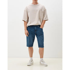 Męskie Szorty Jeansowe Mustang Jackson Shorts Denim Blue 1015153 5000 804