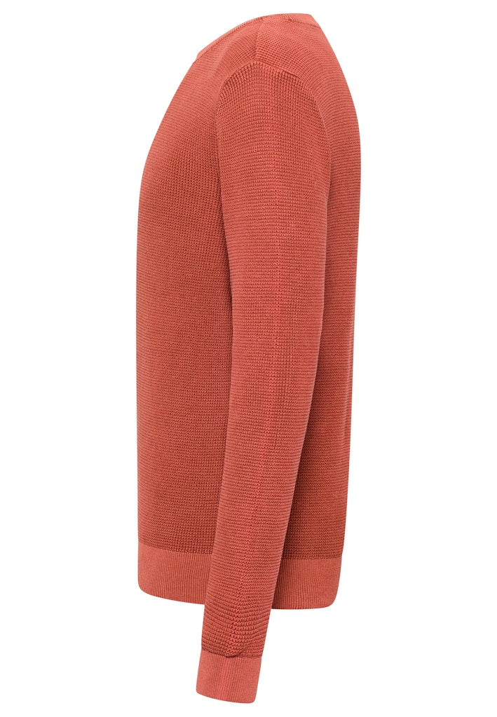 Mustang Style Elliot Burnt Ochre 1016300 7105 Męski Sweter