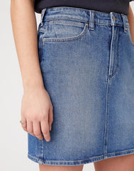 SPÓDNICA WRANGLER MID LENGTH SKIRT SANDY W245JX28Z 112127933