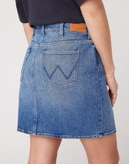 SPÓDNICA WRANGLER MID LENGTH SKIRT SANDY W245JX28Z 112127933