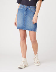 SPÓDNICA WRANGLER MID LENGTH SKIRT SANDY W245JX28Z 112127933