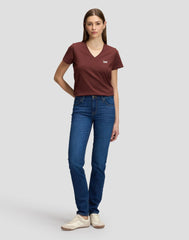 SPODNIE DAMSKIE LEE ELLY BLUE RETRO GRADE 112385830