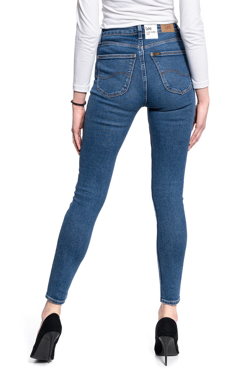 Spodnie Damskie Lee Ivy Super Skinny High Mid De Niro L32EDTQQ 112107382