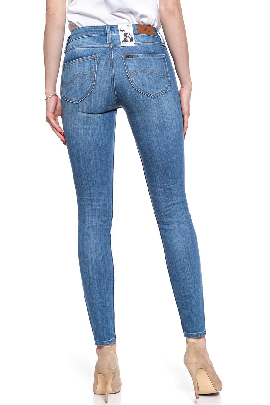 SPODNIE DAMSKIE LEE SCARLETT HIGH BLUE L526PFYO 112111798