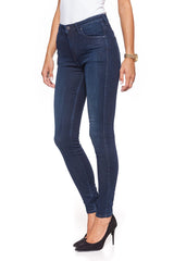 SPODNIE DAMSKIE LEE SCARLETT HIGH MIDNIGHT WORN L626KJMA