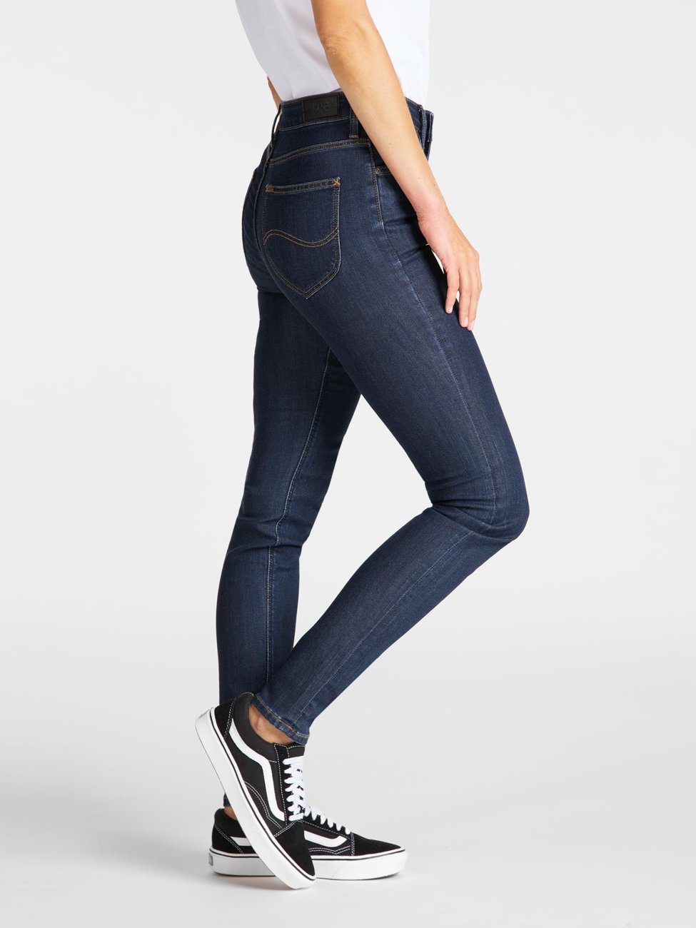 SPODNIE DAMSKIE LEE SCARLETT HIGH TONAL STONEWASH L626MDNX 112114279