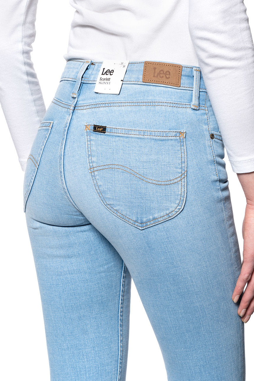 SPODNIE DAMSKIE LEE Scarlett BLEACHED AZUR L526PQXL 112111813
