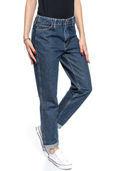 SPODNIE DAMSKIE LEE TAILORED MOM DARK WORN L31IRDEP 112107151