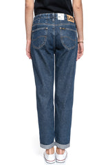 SPODNIE DAMSKIE LEE TAILORED MOM DARK WORN L31IRDEP 112107151