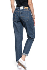 SPODNIE DAMSKIE LEE TAILORED MOM DARK WORN L31IRDEP 112107151