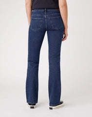 SPODNIE DAMSKIE WRANGLER BOOTCUT BONFIRE BLUE W28BHN34K 112128219