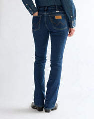 SPODNIE DAMSKIE WRANGLER BOOTCUT OVERCAST 112386731