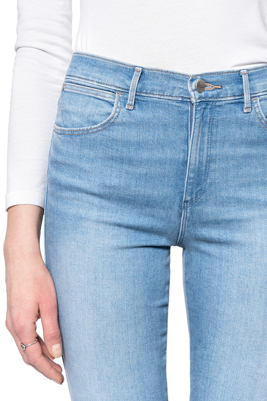 SPODNIE DAMSKIE WRANGLER HIGH RISE SKINNY SOFT CLOUD W27HZI29R 112128152