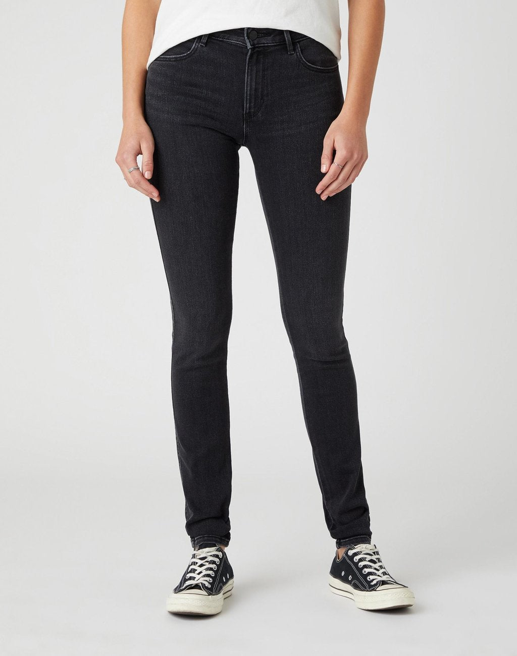 SPODNIE DAMSKIE WRANGLER SKINNY SOFT NIGHTS W28KZJ30B 112128370