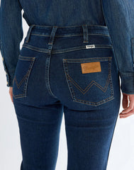 SPODNIE DAMSKIE WRANGLER STRAIGHT OVERCAST 112386686