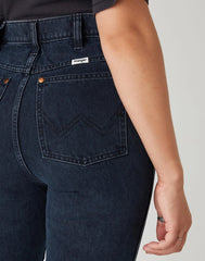 SPODNIE DAMSKIE WRANGLER WILD WEST BLUE BLACK W2H2D531C 112128610