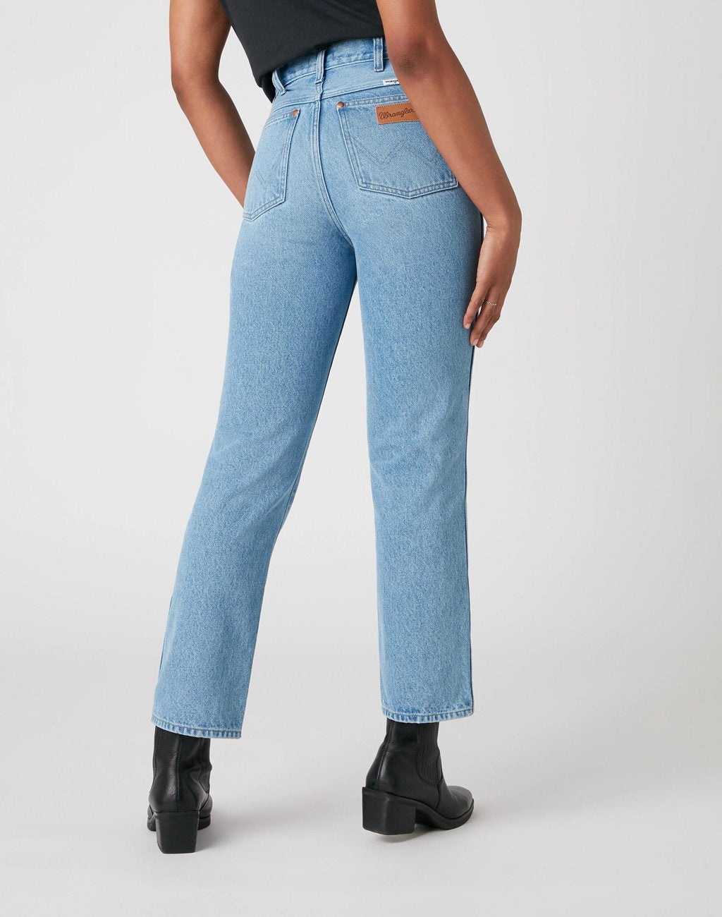 SPODNIE DAMSKIE WRANGLER WILD WEST OCEAN BREEZE W2H2MC258 112128616