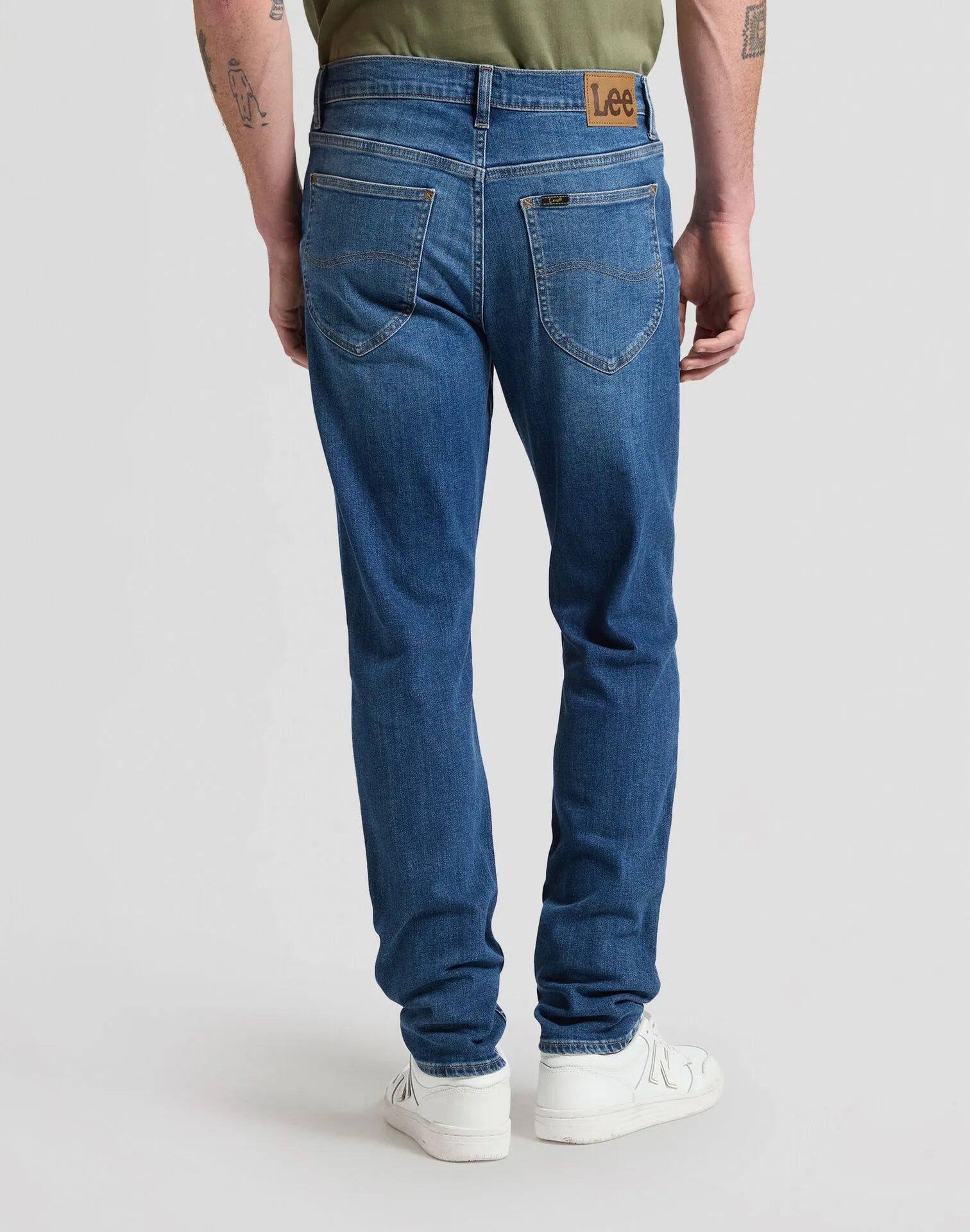 SPODNIE MĘSKIE LEE LUKE VISIONARY BLUE 112386552