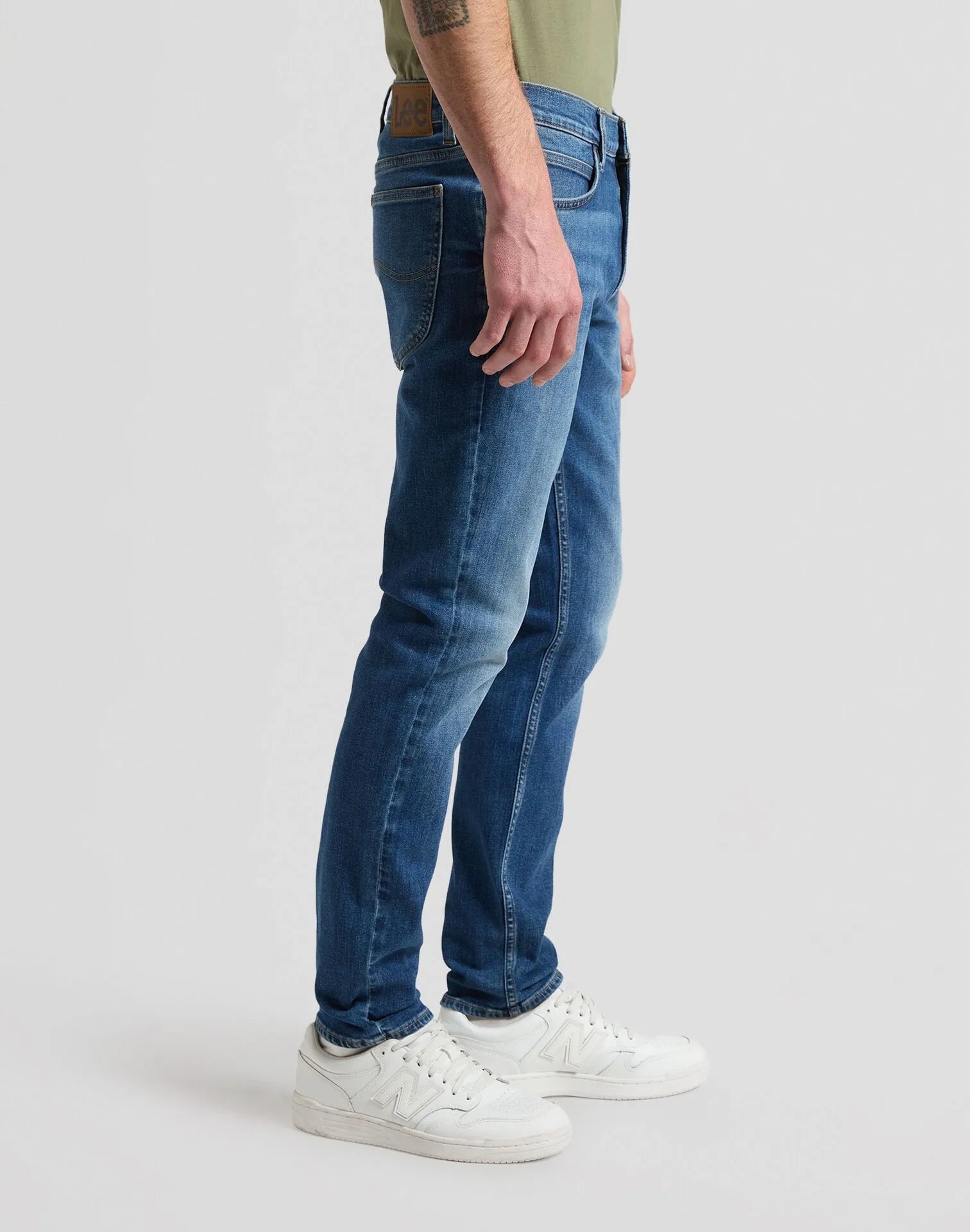SPODNIE MĘSKIE LEE LUKE VISIONARY BLUE 112386552