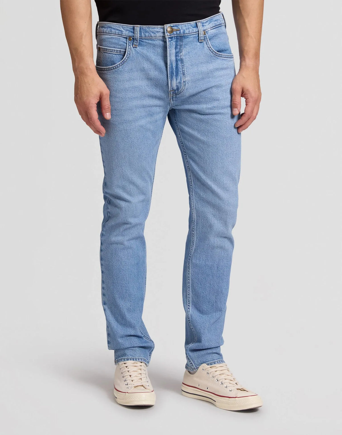SPODNIE MĘSKIE LEE RIDER FROSTED INDIGO 112386554