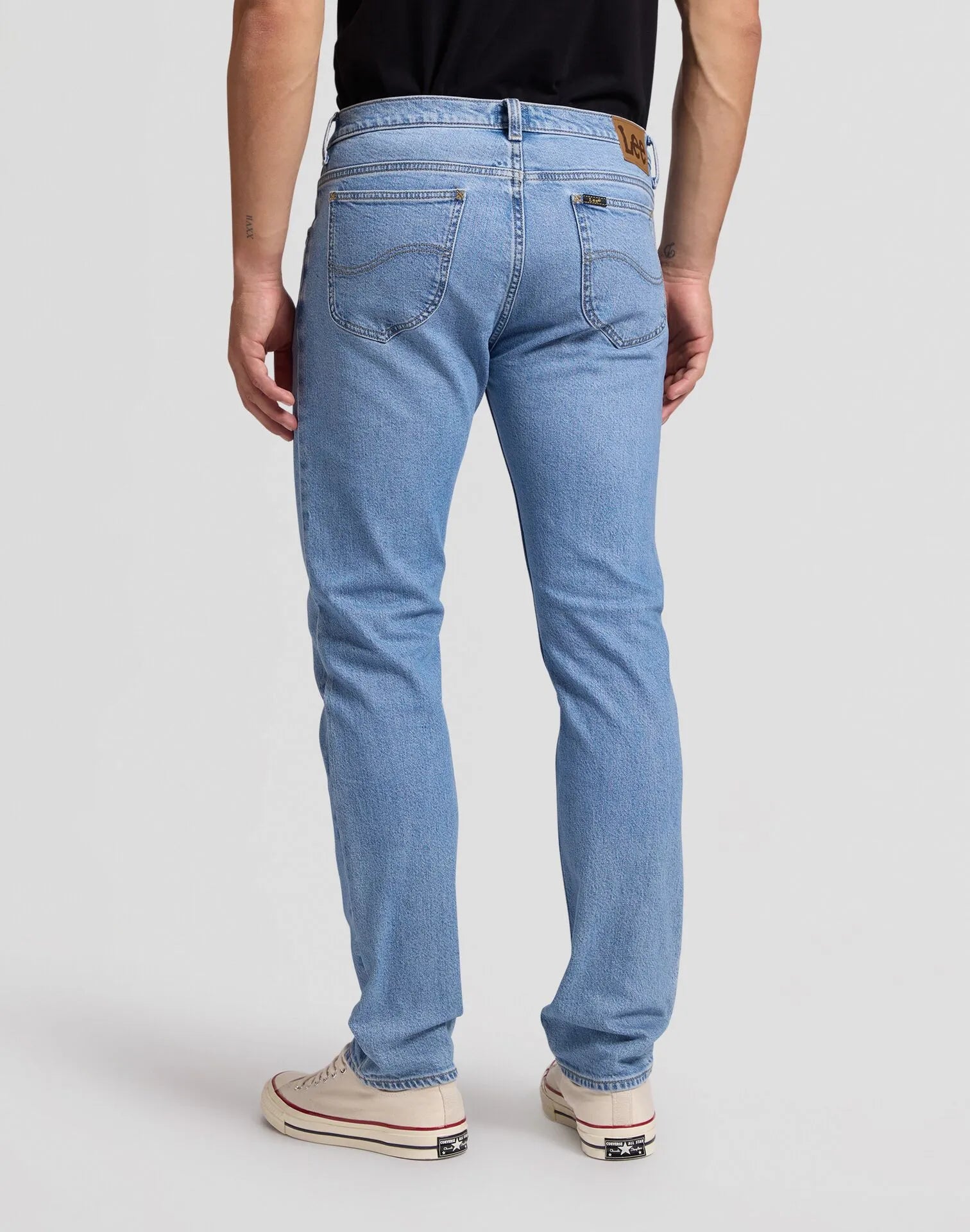 SPODNIE MĘSKIE LEE RIDER FROSTED INDIGO 112386554
